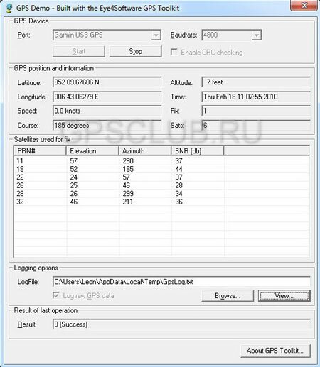 Eye4Software  Eye4Software GPS Toolkit 4.0