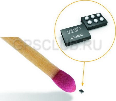 NXP представляет BGU8006 и BGU8007 - сверхкомпактные усилители сигнала GPS