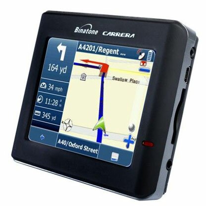 Навигация на IFA 2007 - GPS PND Binatone Carrera X350.
