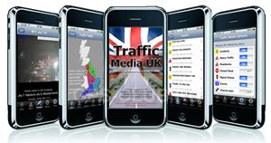 Traffic Media UK - приложение мониторинга трафика для iPhone