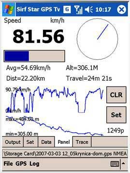 GPS-программа SirfGPSTweaker 0.95 для КПК PocketPC