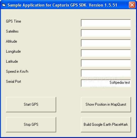   Windows - Capturix GPS ActiveX SDK