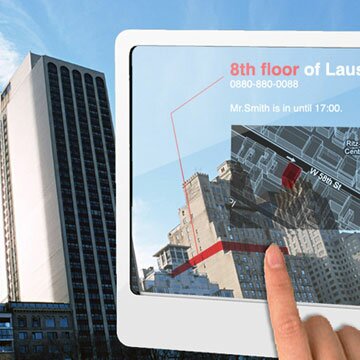 Концепт TabletPC, оснащенного GPS