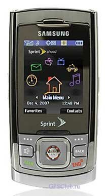 Samsung M520 с поддержкой GPS
