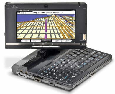 Fujitsu U820 имеет встроенный GPS.